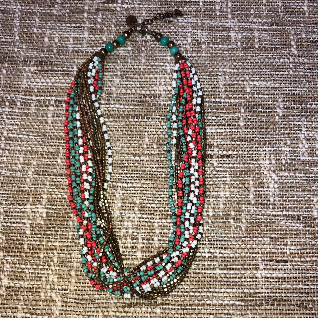 Zad Multi-Strand Seed Necklace 30$